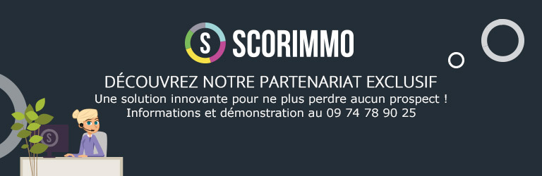 Scorimmo - Découvrez notre partenariat exclusif. Une solution innovante pour ne plus perdre aucun prospect ! Information et démonstration au 09 74 78 90 25
