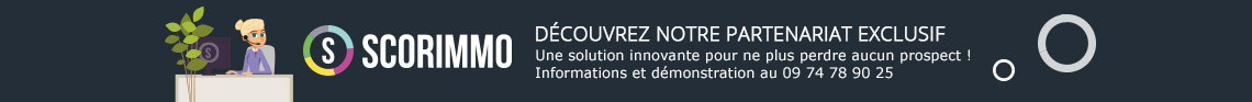 Scorimmo - Découvrez notre partenariat exclusif. Une solution innovante pour ne plus perdre aucun prospect ! Information et démonstration au 09 74 78 90 25
